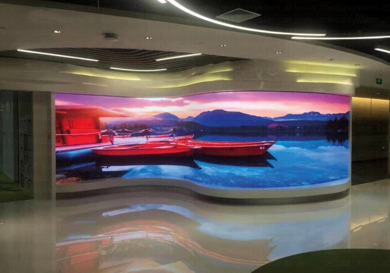 Curved LED